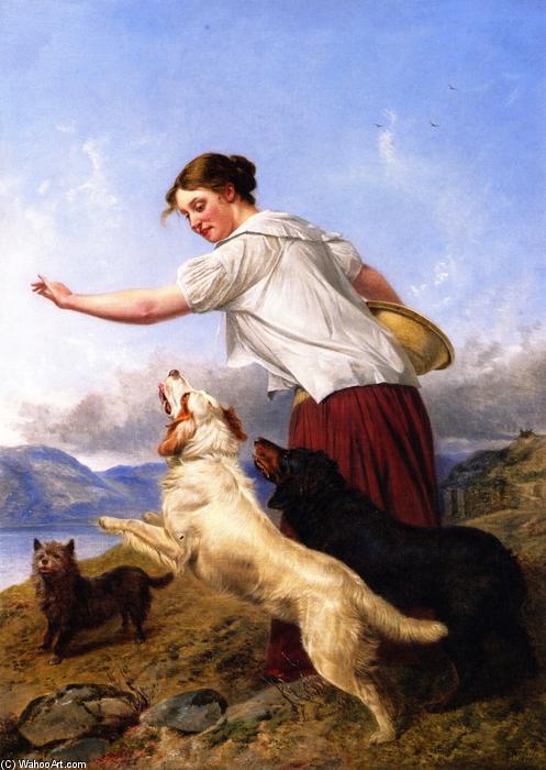 The Highlander Lassie — Richard Ansdell