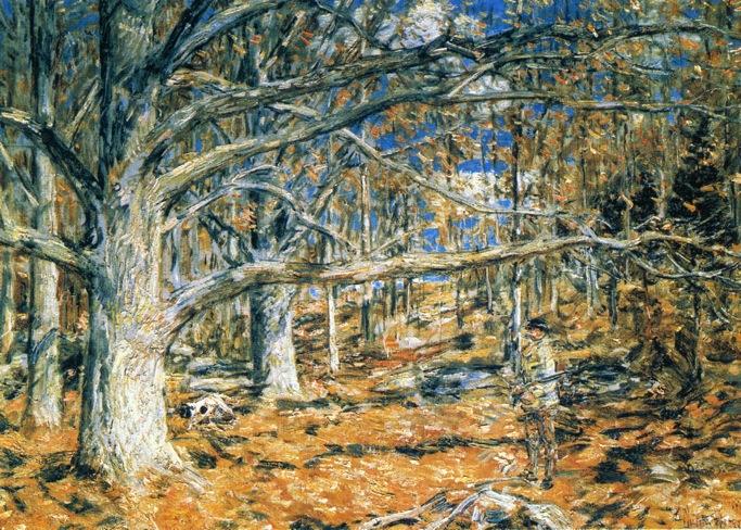 Connecticut Hunting Scene — Frederick Childe Hassam