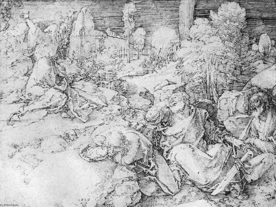 Christ On The Mount Of Olives — Albrecht Dürer
