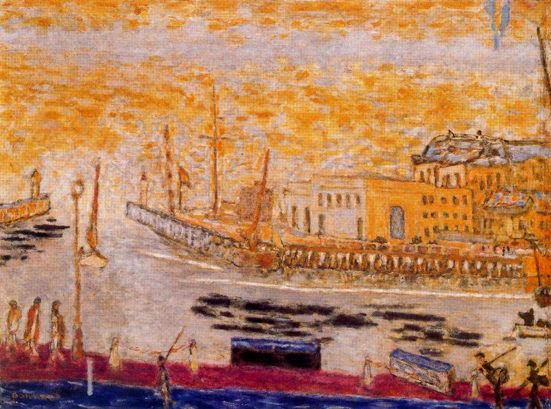 The Port Of Trouville — Pierre Bonnard