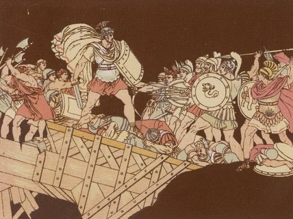 Horatius On The Bridge — Bartolomeo Pinelli