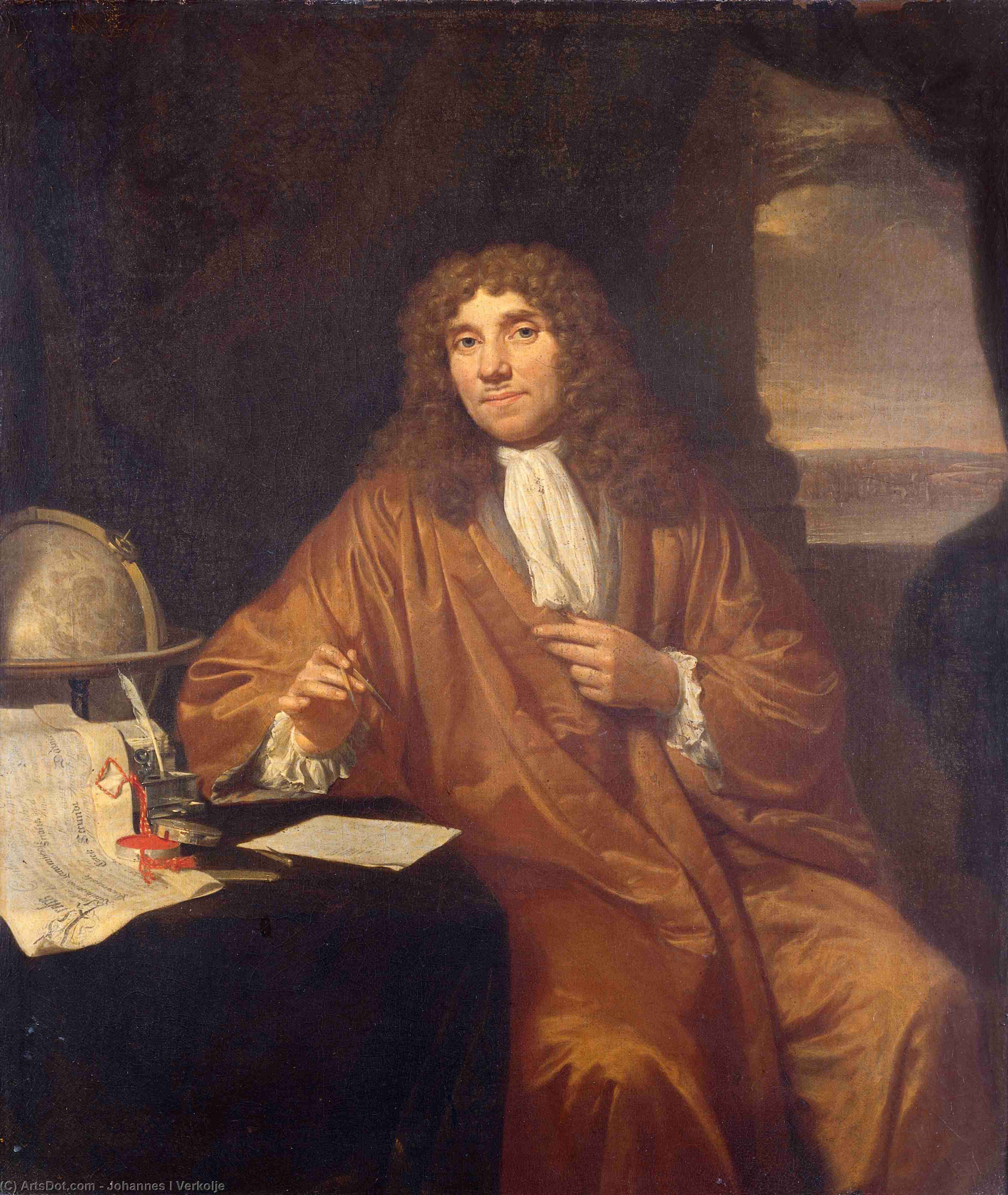Anthonie Van Leeuwenhoek — Johannes Verkolje