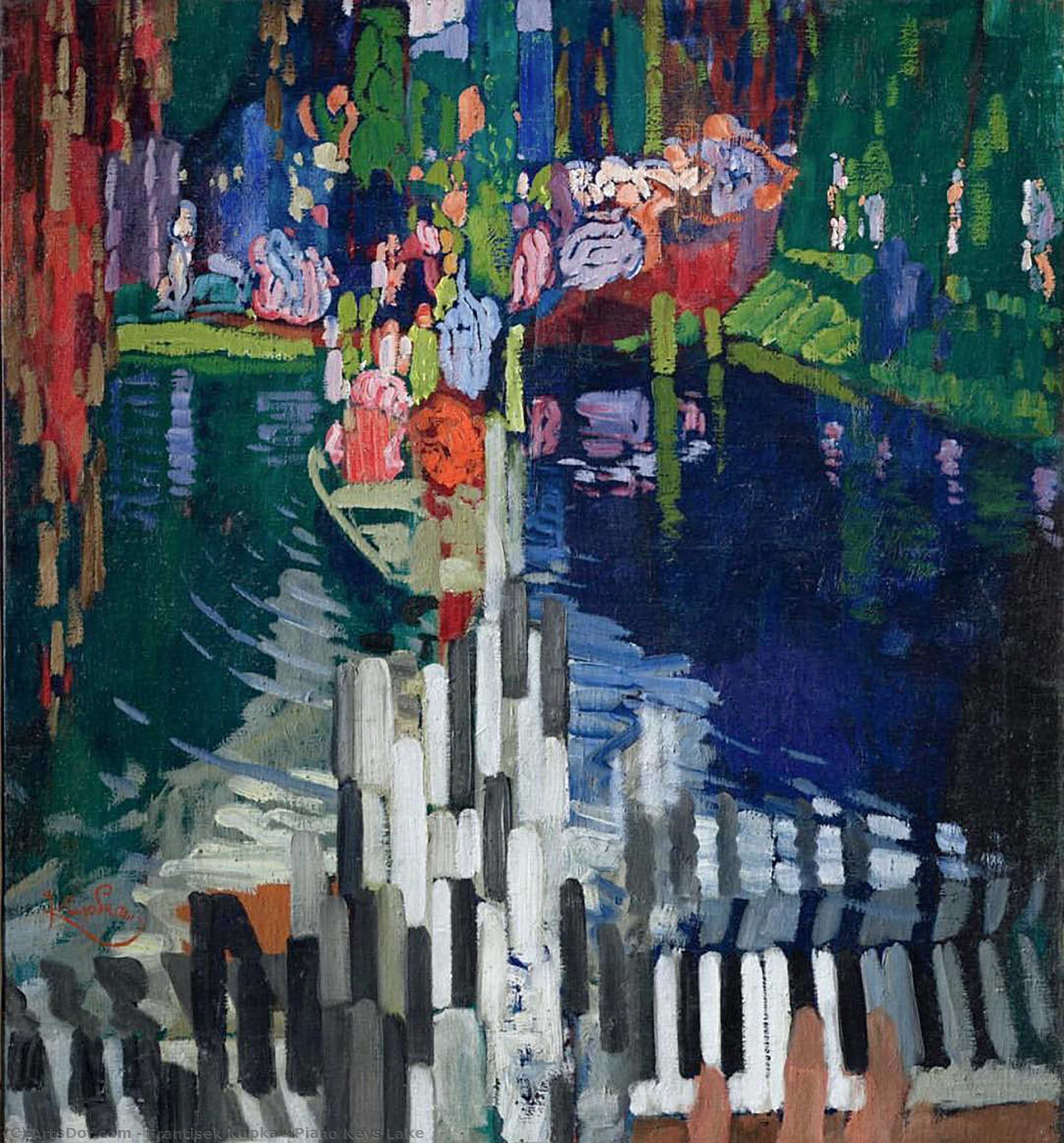 Piano Keys Lake — František Kupka