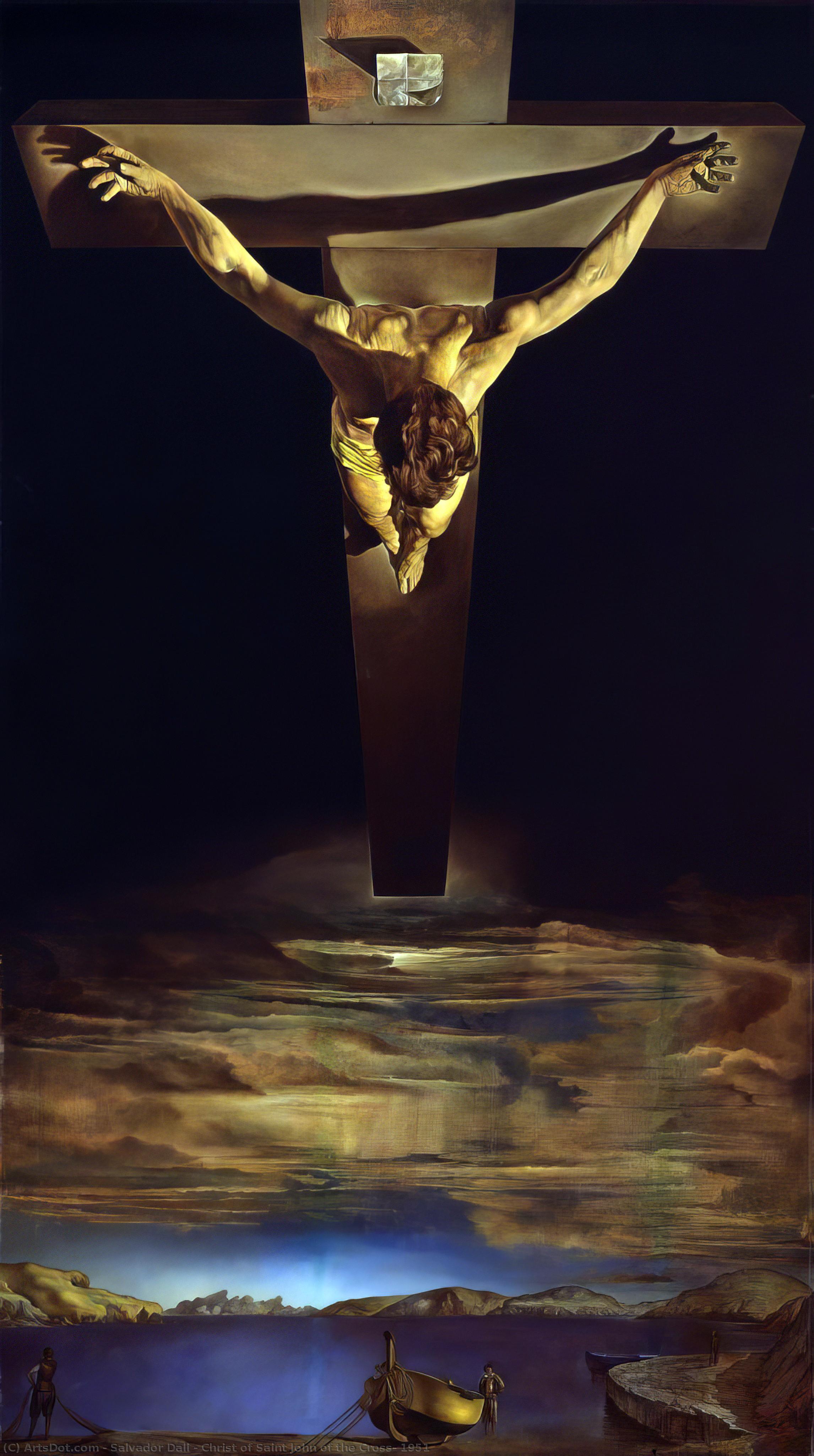 Christ Of Saint John Of The Cross, 1951 — Salvador Dalí