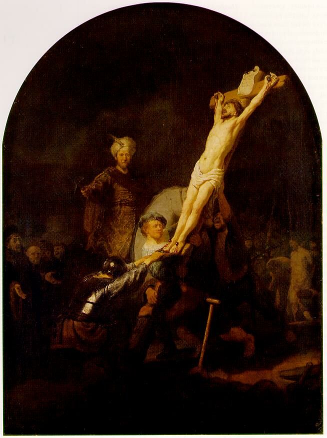 The Raising Of The Cross [c. 1633] — Rembrandt Van Rijn