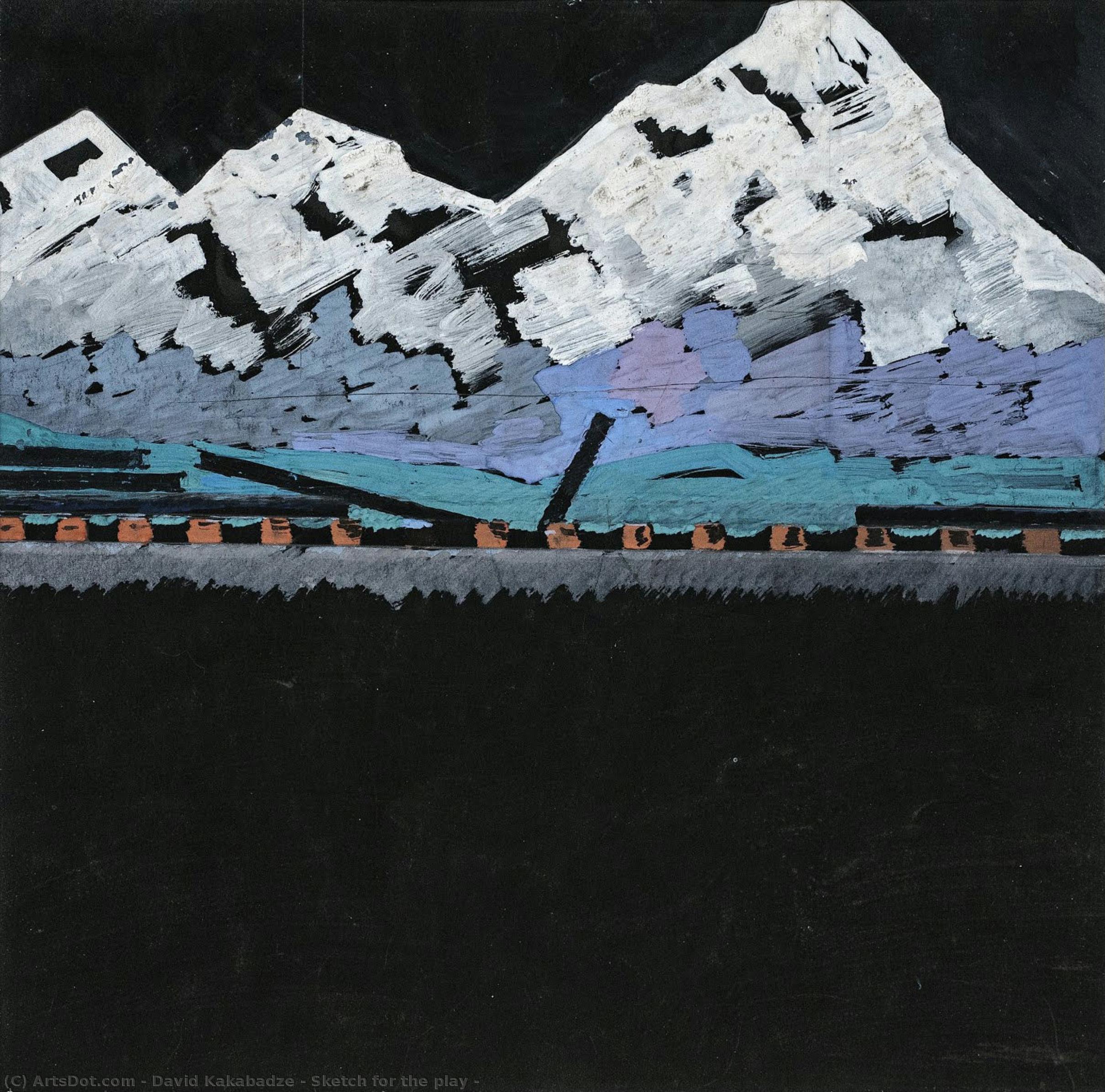 Sketch For The Play — David Kakabadze