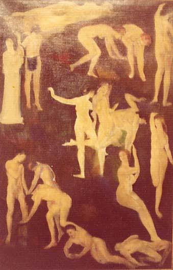 Against Darkness, (painting) — Arthur B. Davies