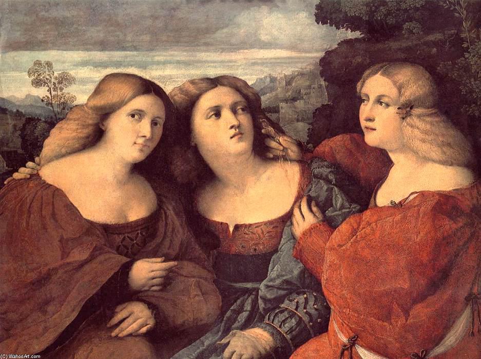 The Three Sisters (detail) — Palma Vecchio