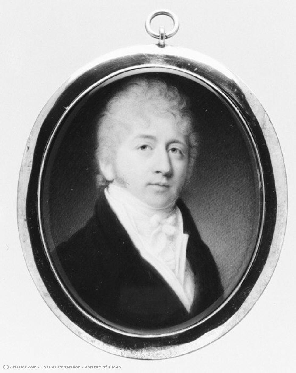 Portrait Of A Man — Charles Robertson