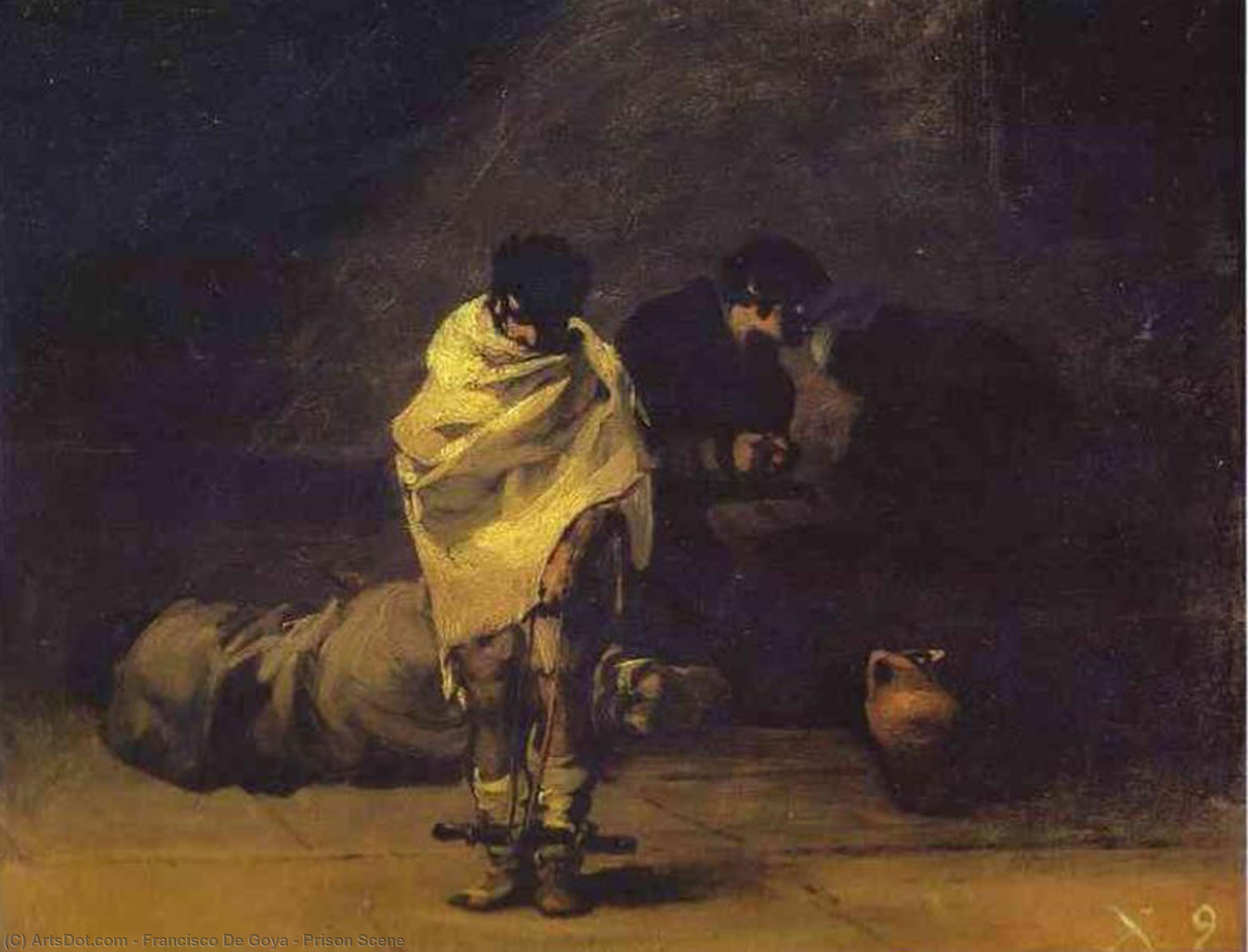 Prison Scene — Francisco José De Goya Y Lucientes