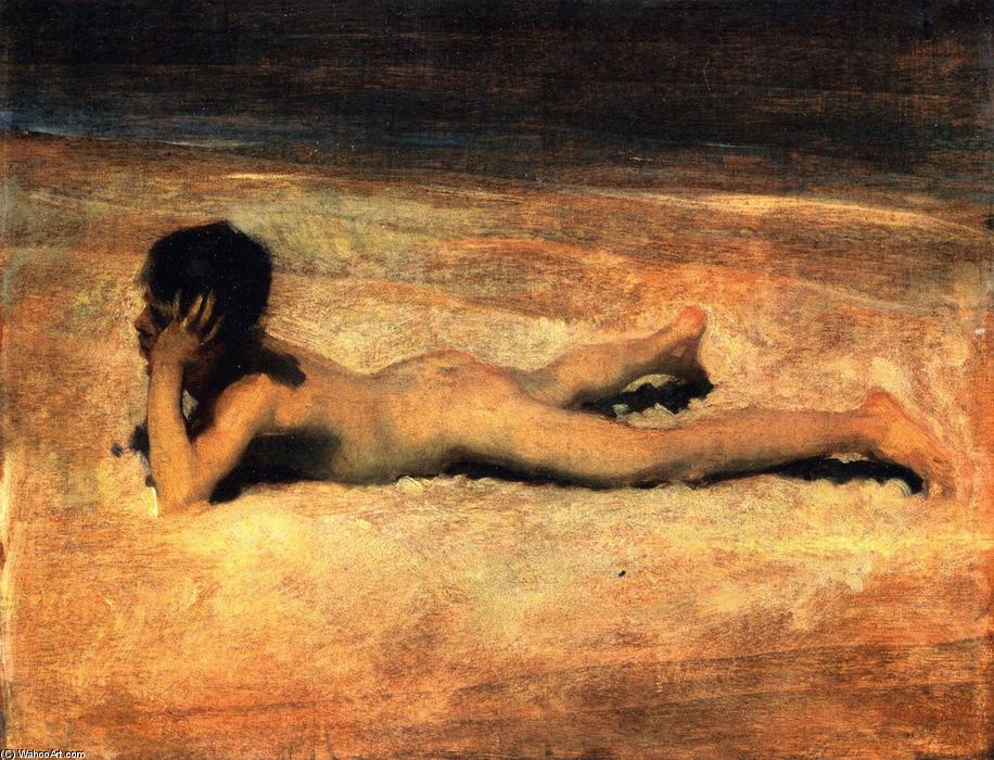 A Nude Boy On A Beach (also Known As Boy Lying On A Beach) — John Singer Sargent