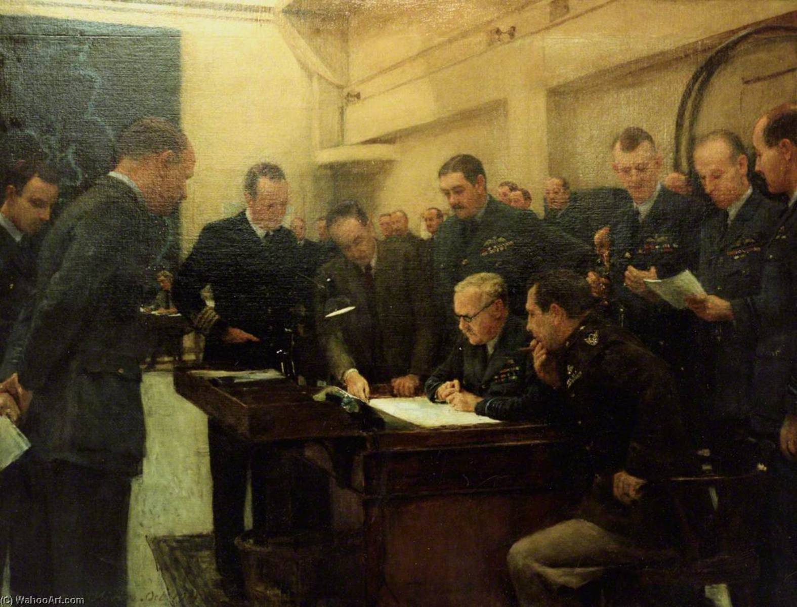 Bomber Command Conference, 1943 — Herbert Arnould Olivier