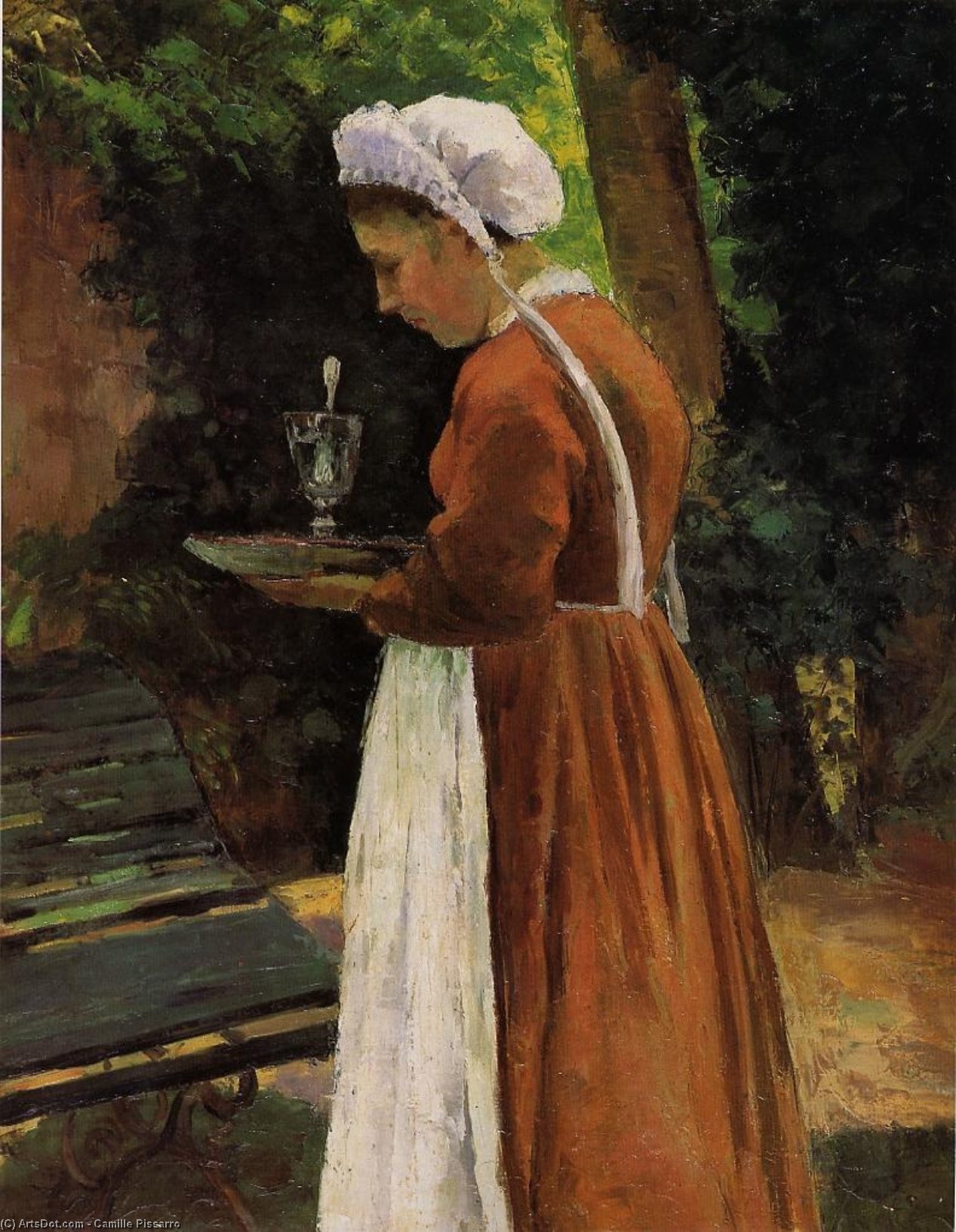 The Maidservant — Camille Pissarro