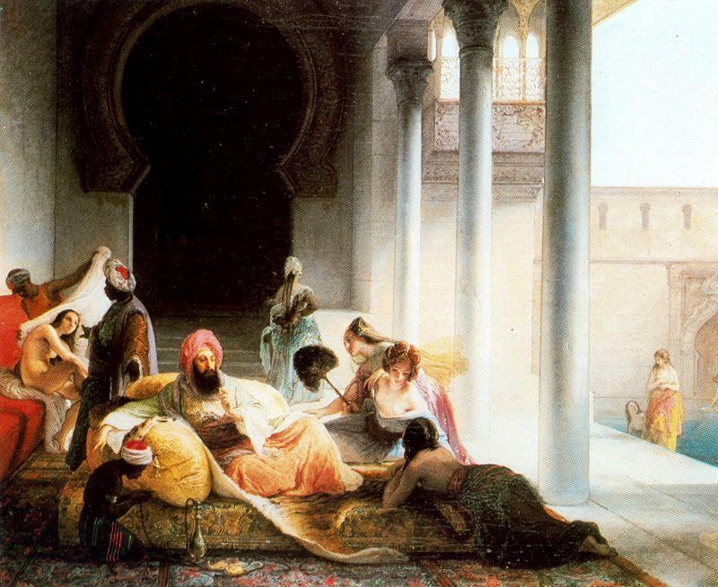 Inside The Harem — Francesco Hayez