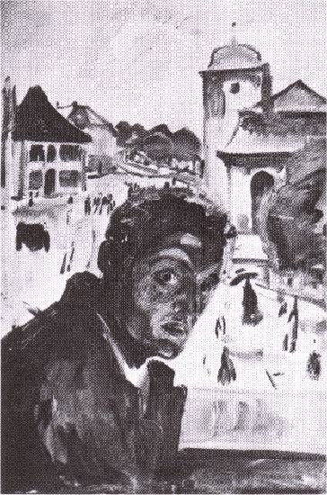 Self-portrait — Edvard Munch