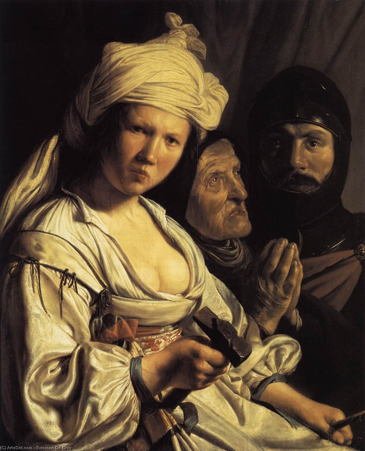 Jael, Deborah And Barak — Salomon De Bray