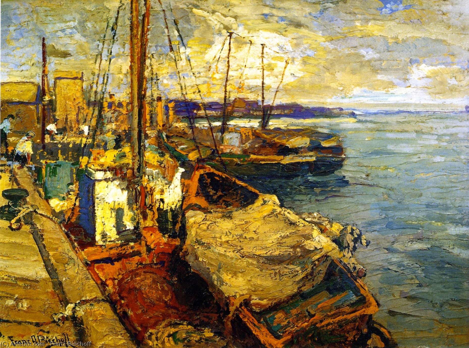 Japanese Fishing Boats — Franz Bischoff