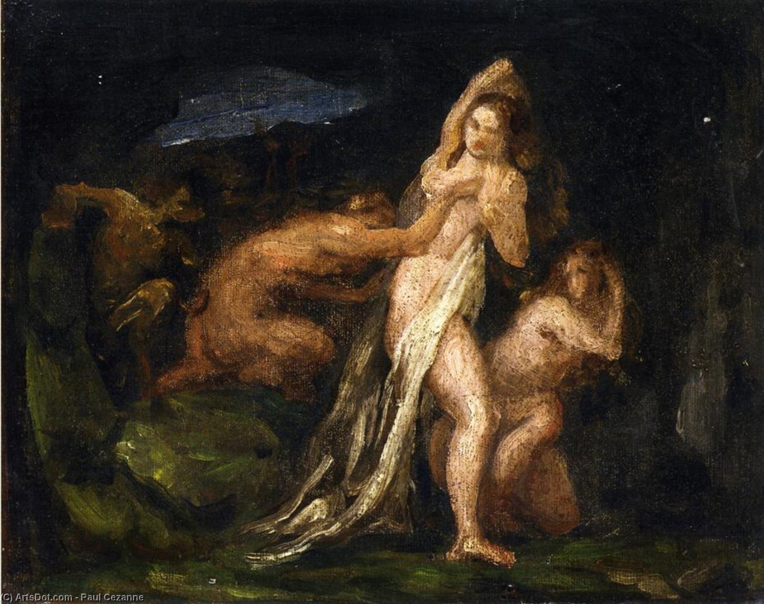 Satyres And Nymphs — Paul Cézanne