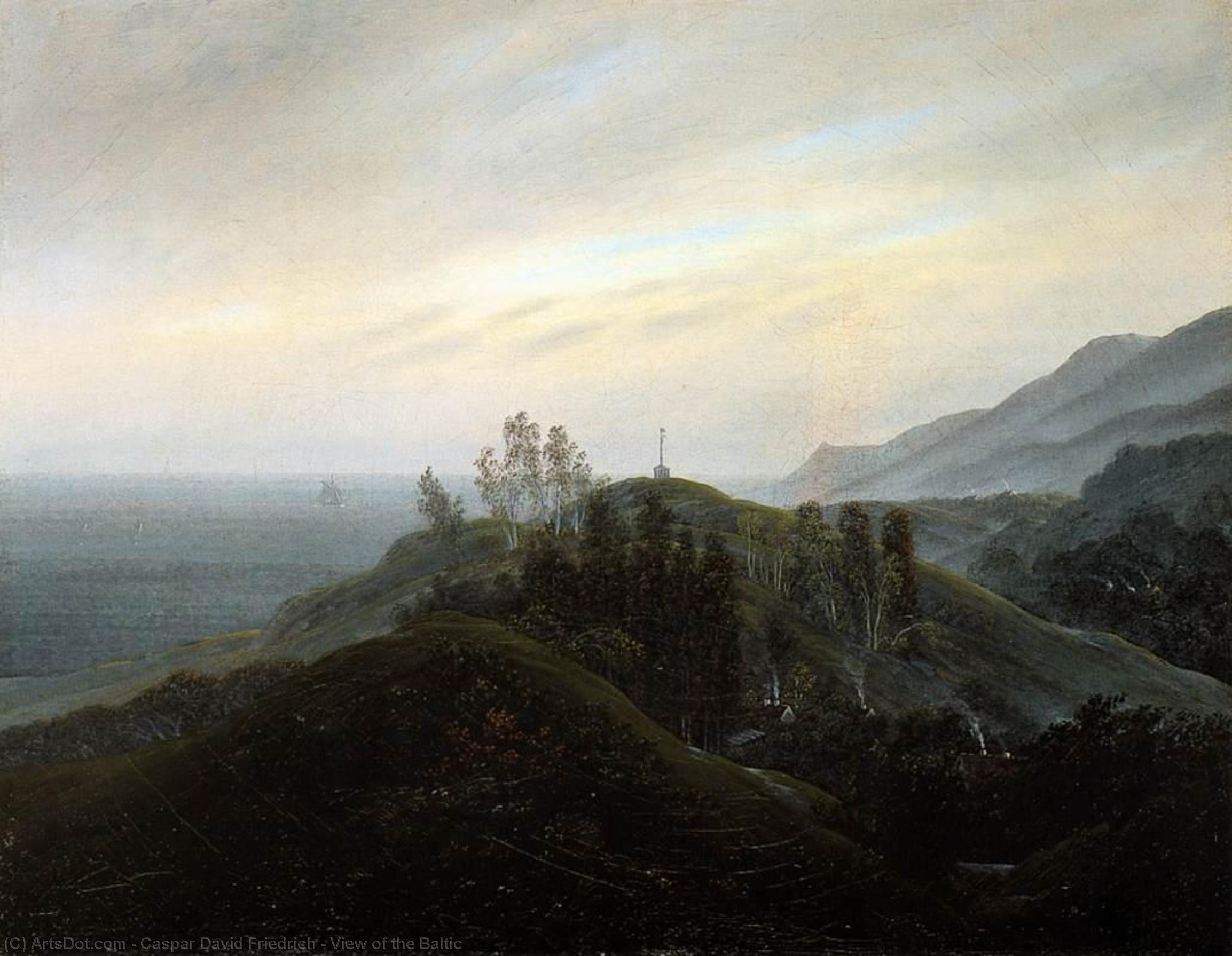 View Of The Baltic — Caspar David Friedrich