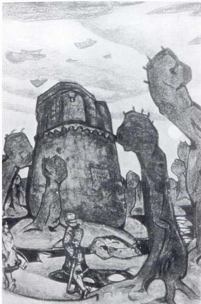 Queen Anna's Tower — Nicholas Roerich