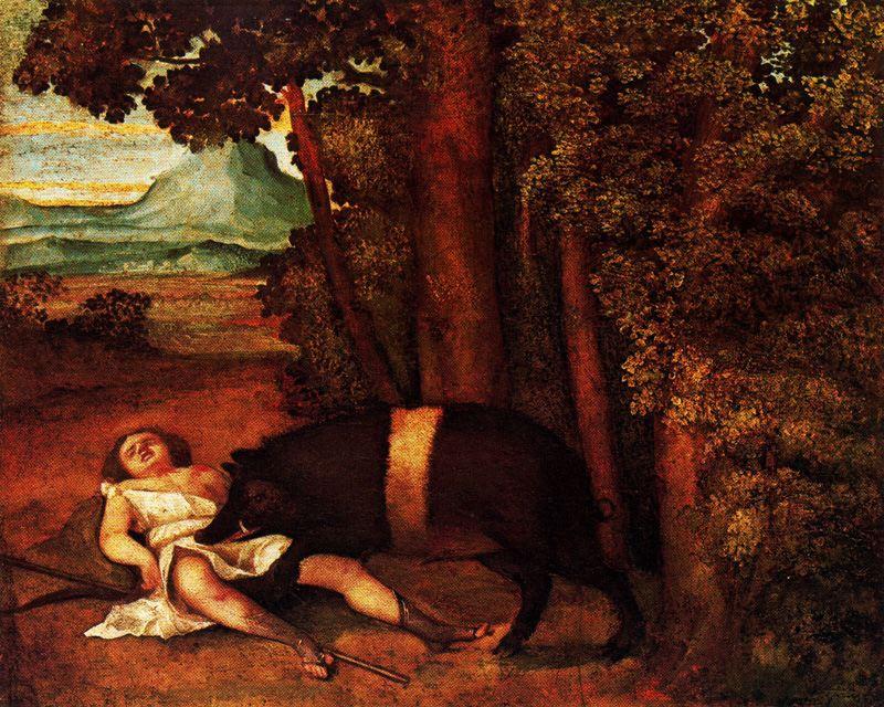 Death Of Adonis — Sebastiano Del Piombo