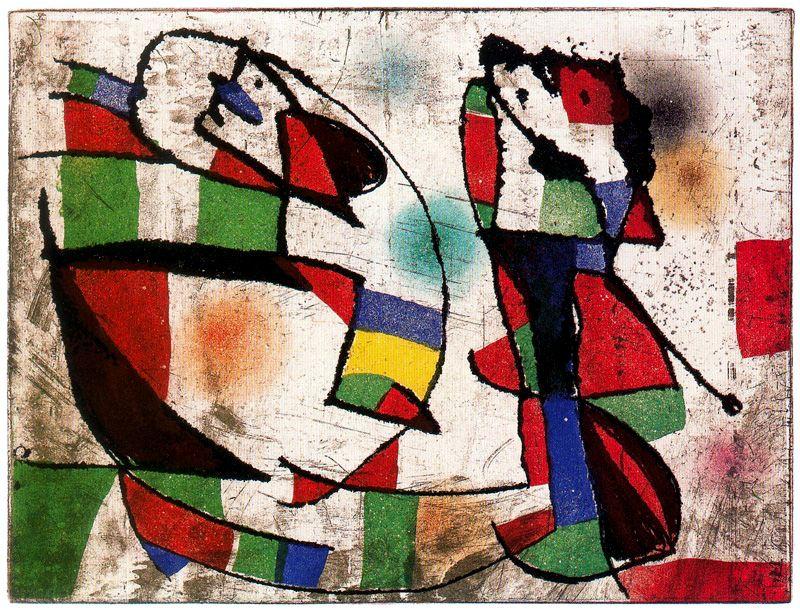 Exemplar De La Sèrie Enrajolats 3 — Joan Miró
