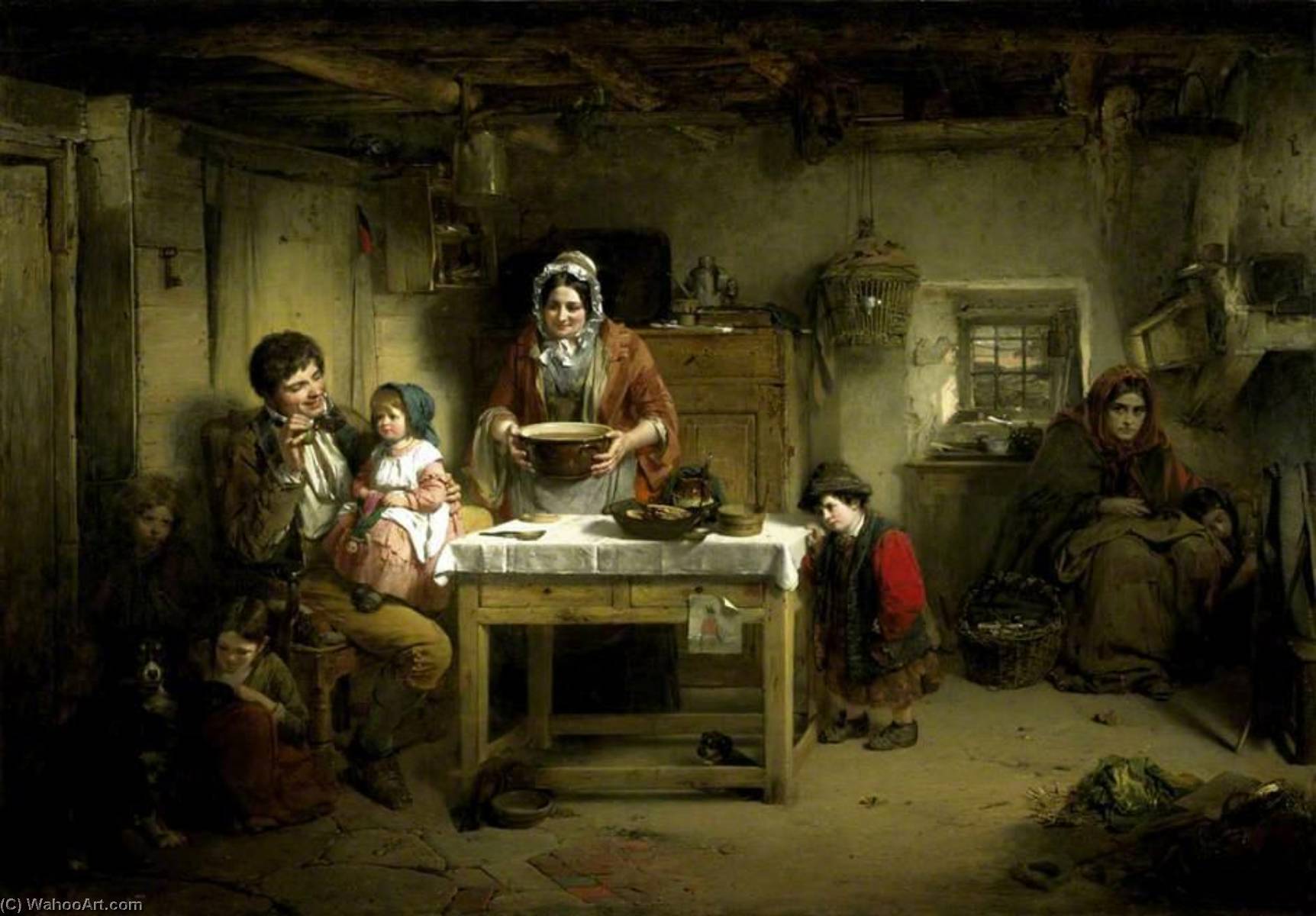 Home And The Homeless — Thomas Faed