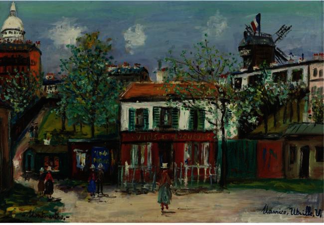 Streets Of Montmartre 1 — Maurice Utrillo