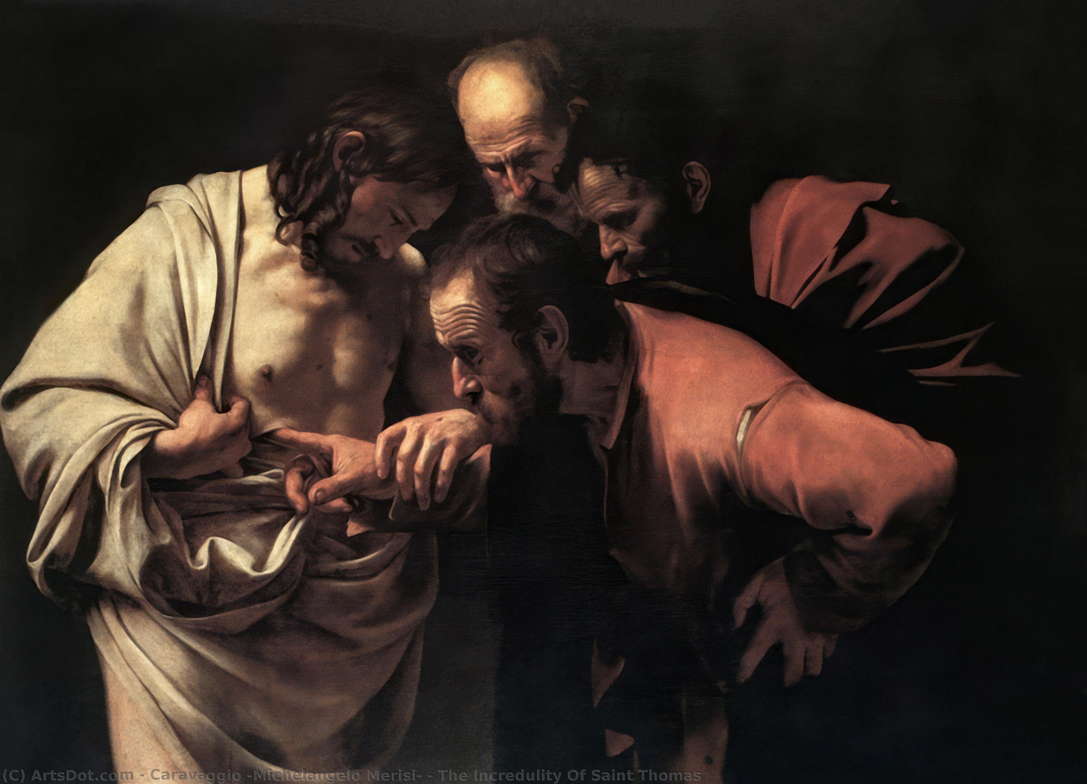 The Incredulity Of Saint Thomas — Caravaggio