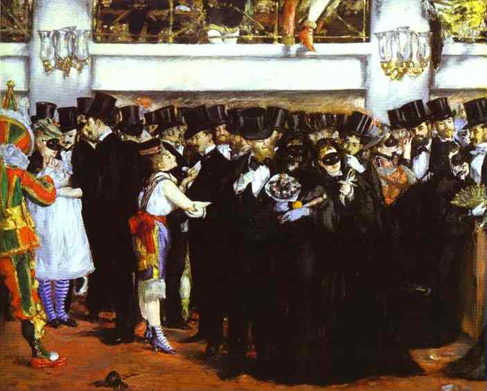 The Masked Ball At The Opera — Édouard Manet
