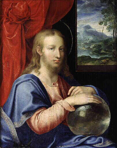 Le Christ Sauveur Du Monde — Bartholomeus Spranger