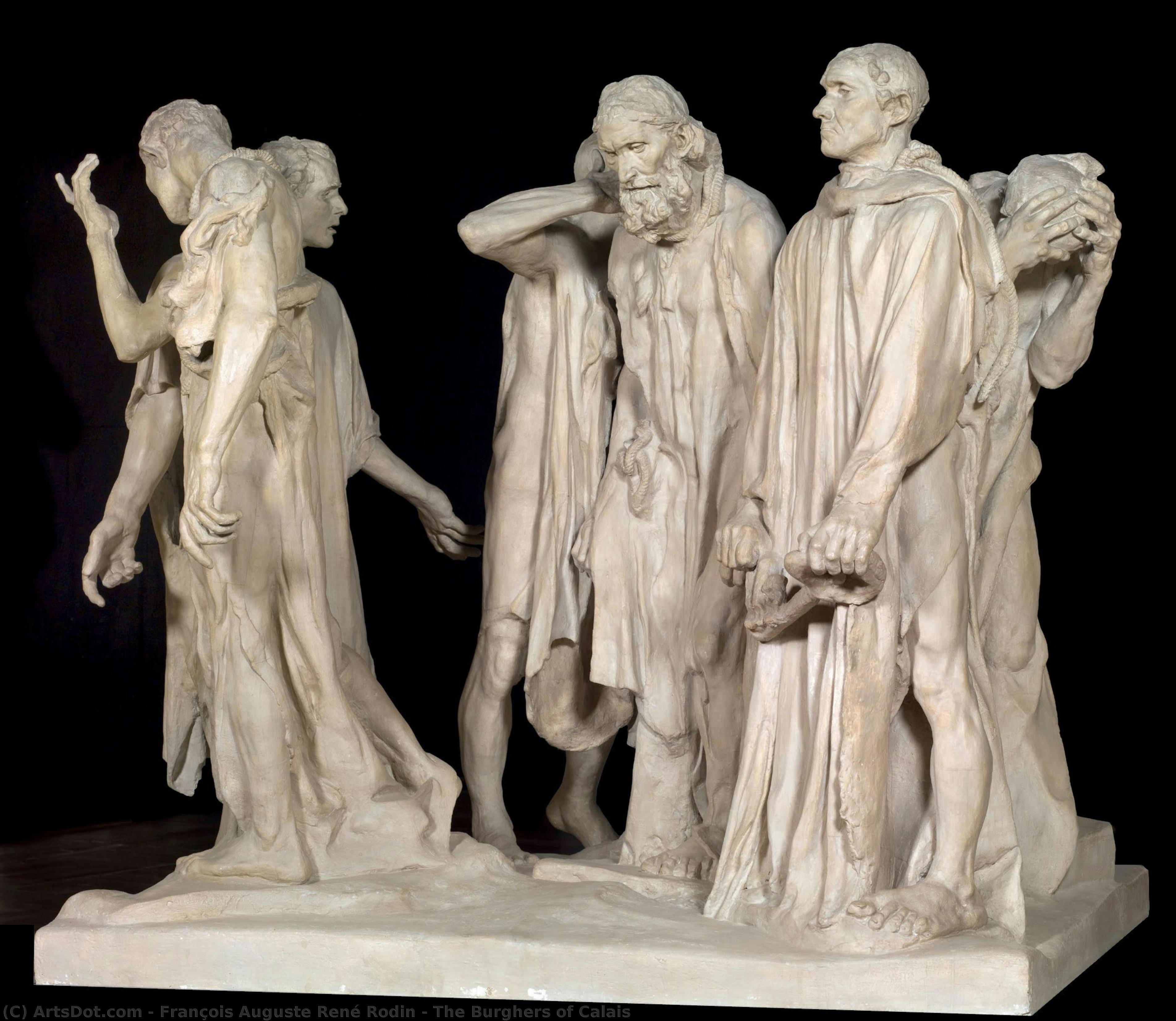 Die Bürger Von Calais — François Auguste René Rodin