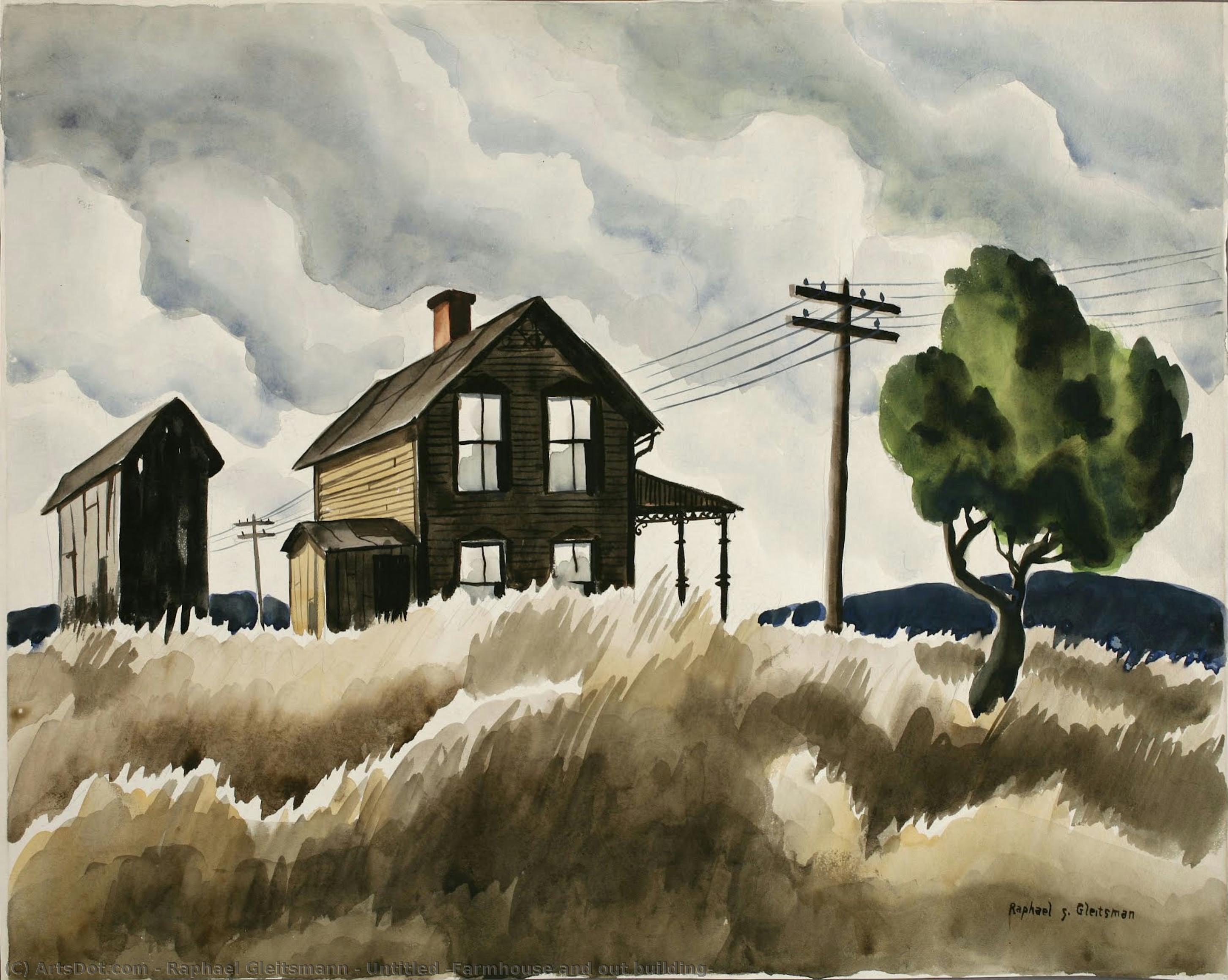 Untitled [farmhouse And Out Building] — Raphael Gleitsmann