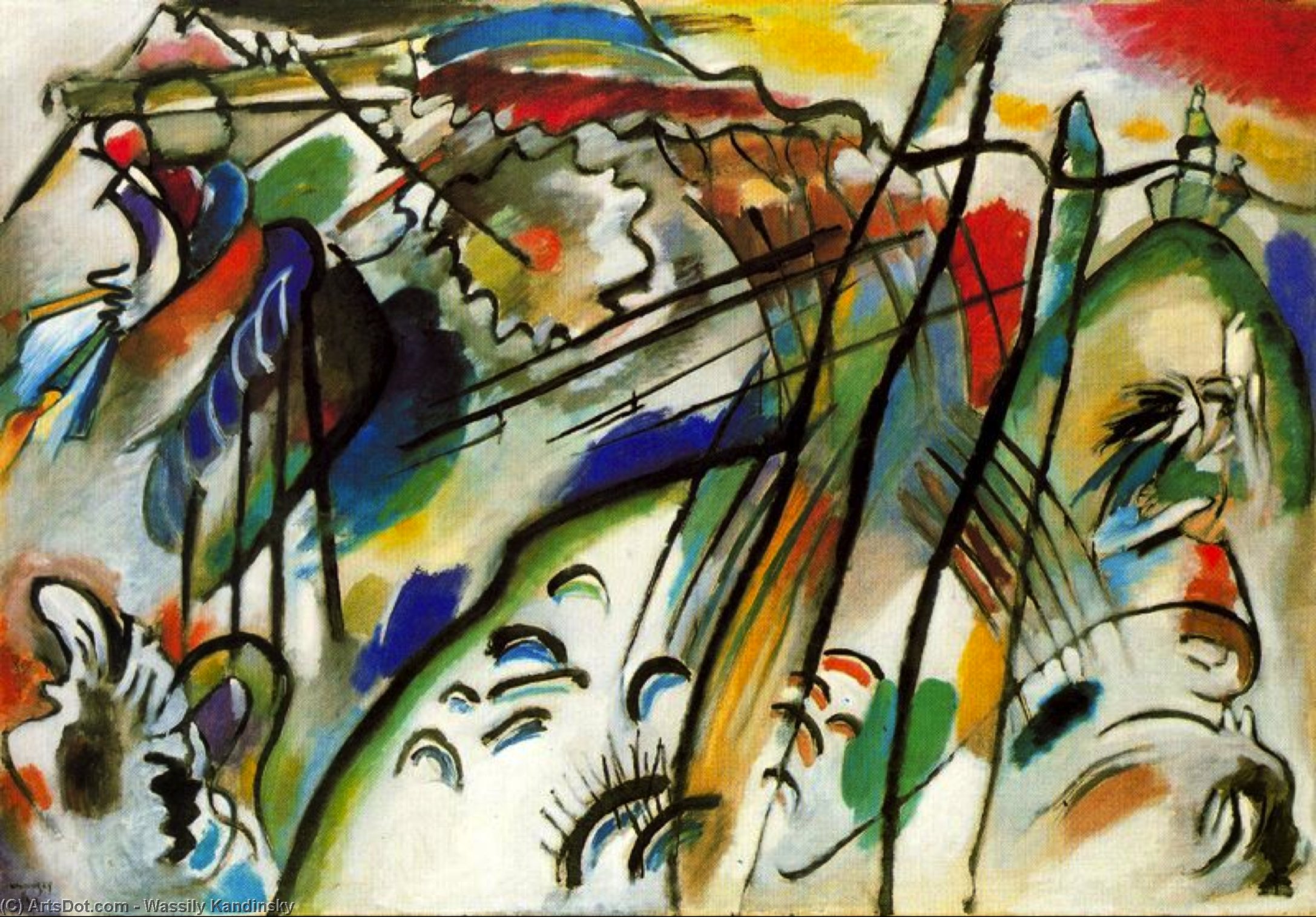 Improvisación 28 (segunda Versión) — Wassily Wassilyevich Kandinsky