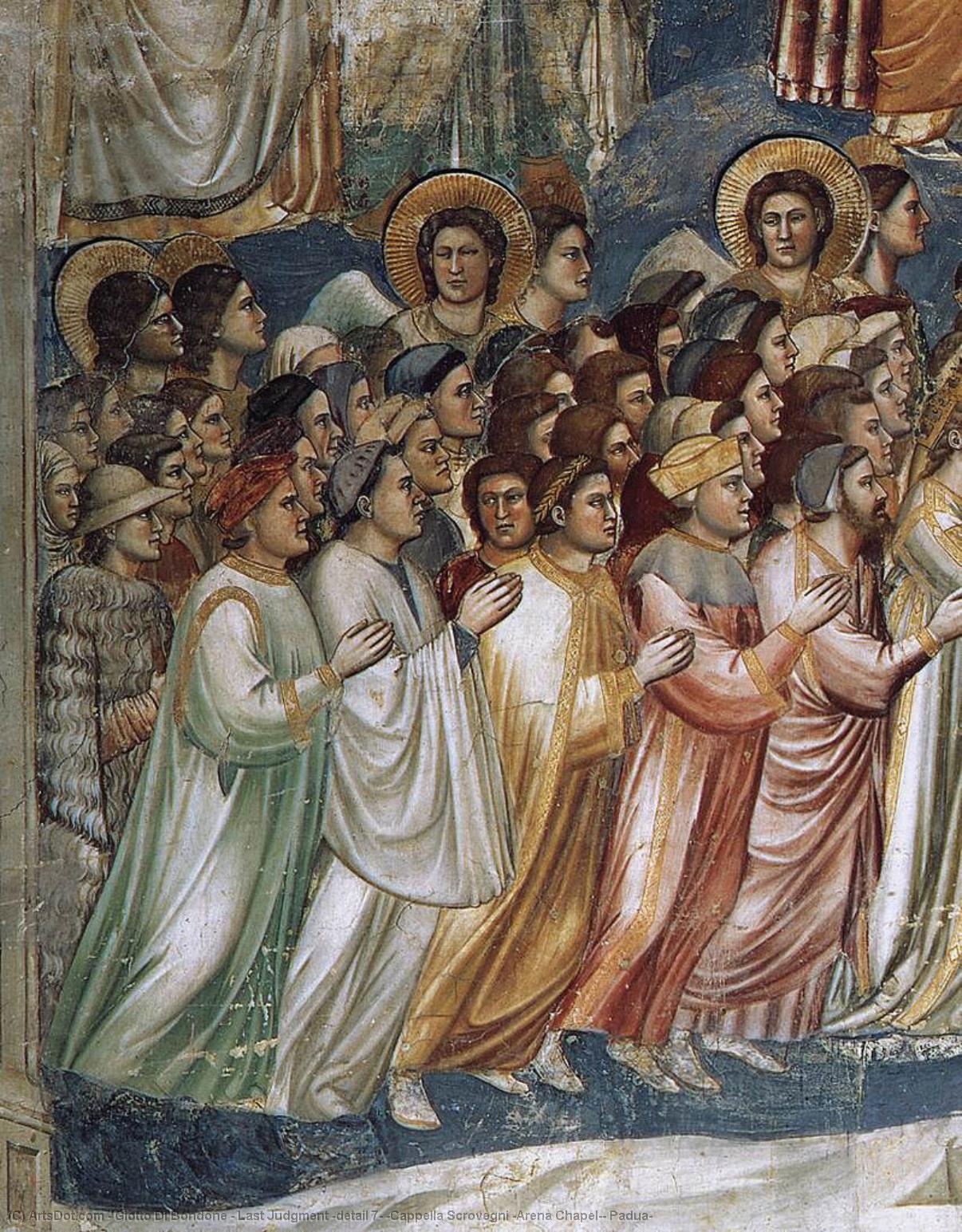 Last Judgment (detail 7) (cappella Scrovegni (arena Chapel), Padua) — Giotto Di Bondone