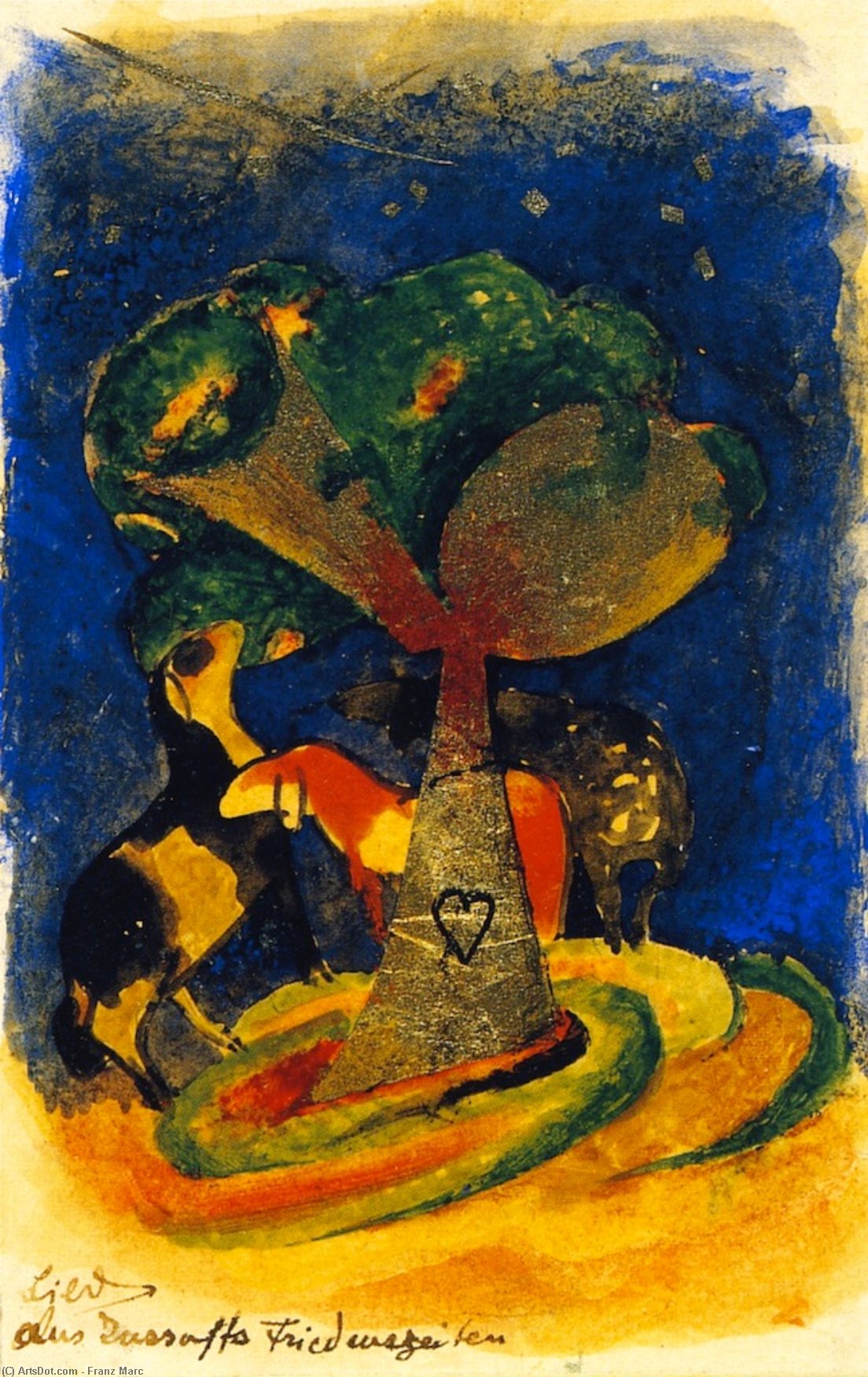 A Picture From Jussuff's Peaceable Times — Franz Marc