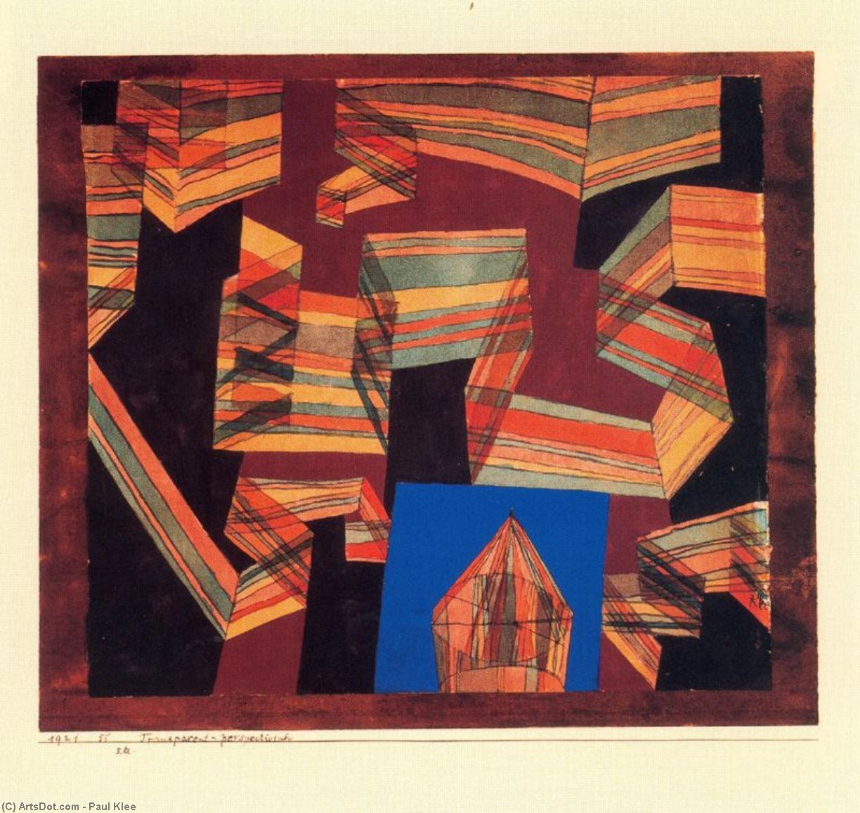 Transparent-perspectively — Paul Klee
