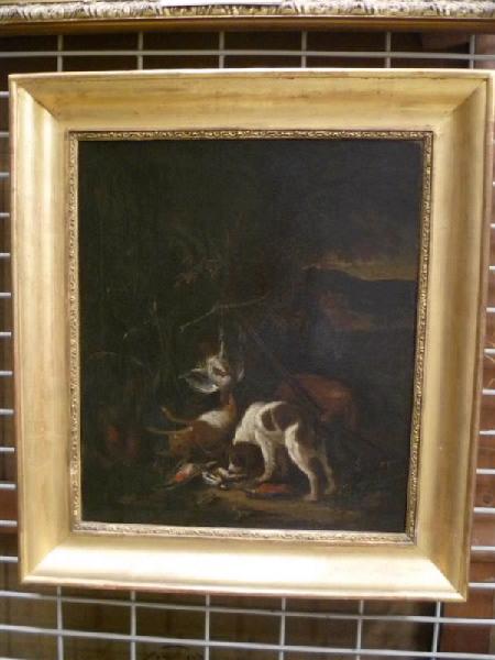 Paysage Avec Chiens Et Pièces De Gibier — Adriaen De Gryef