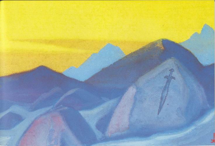 Boundary Of Sword (study) — Nicholas Roerich