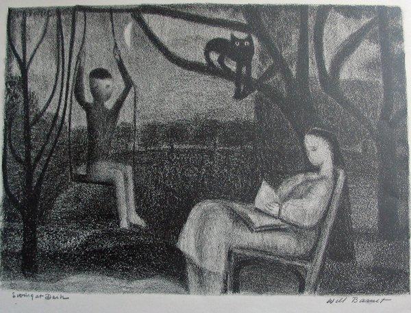 Swing At Dusk — Will Barnet