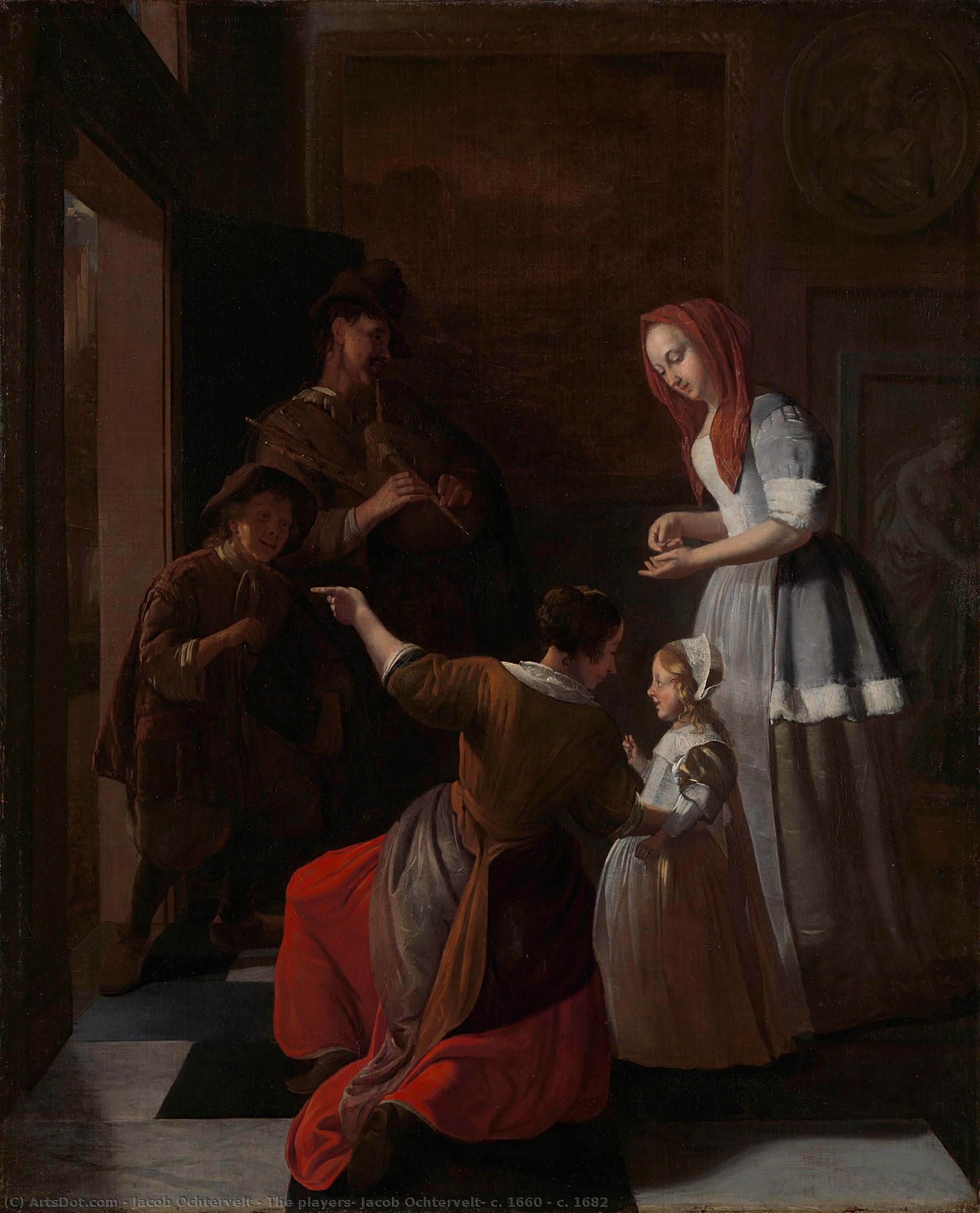 The Players, Jacob Ochtervelt, C. 1660 - C. 1682 — Jacob Ochtervelt