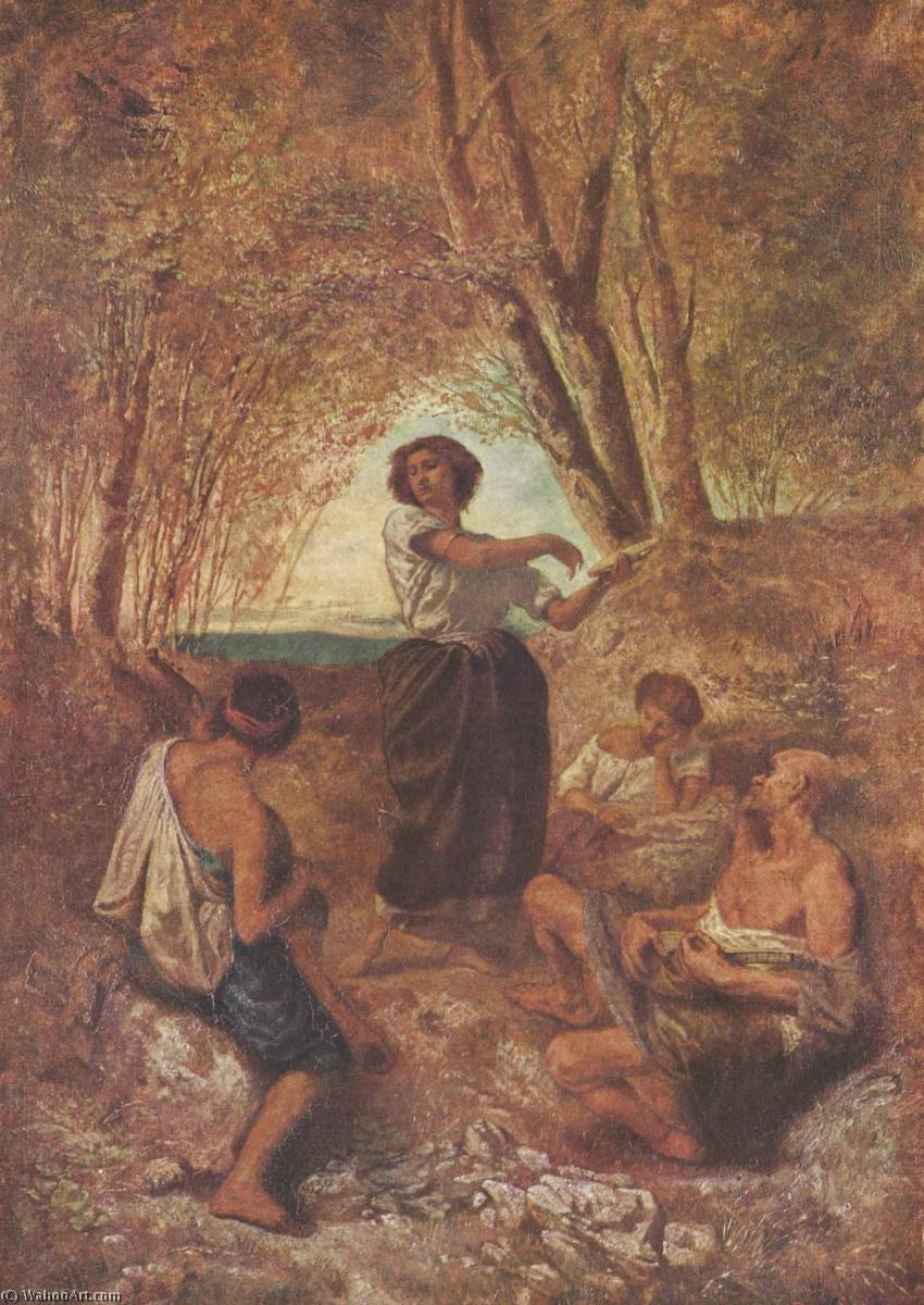 Deutsch Zigeunertanz — Anselm Feuerbach