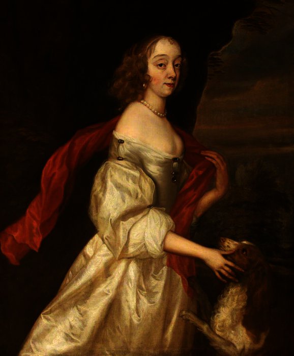 Portrait Of An Unknown Lady With A Spaniel — Sir Anthony Van Dyck
