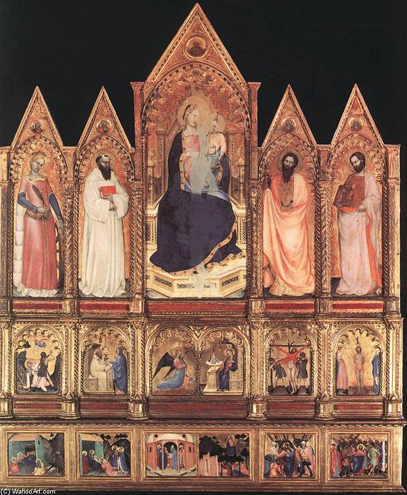 Polyptych With Madonna And Saints — Giovanni Da Milano