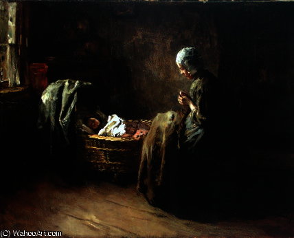Interior Scene — Albert Neuhuys