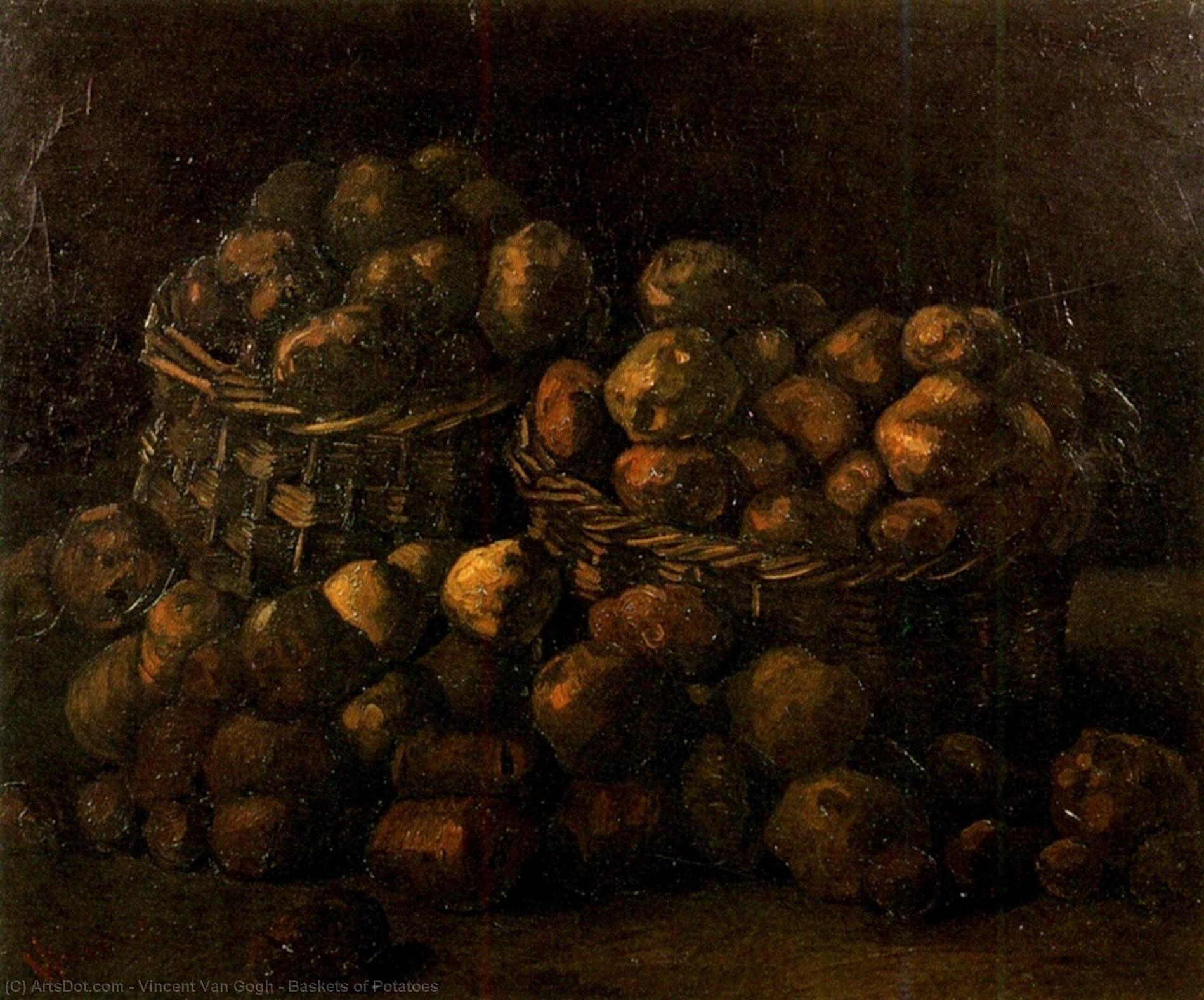 Baskets Of Potatoes — Vincent Willem Van Gogh