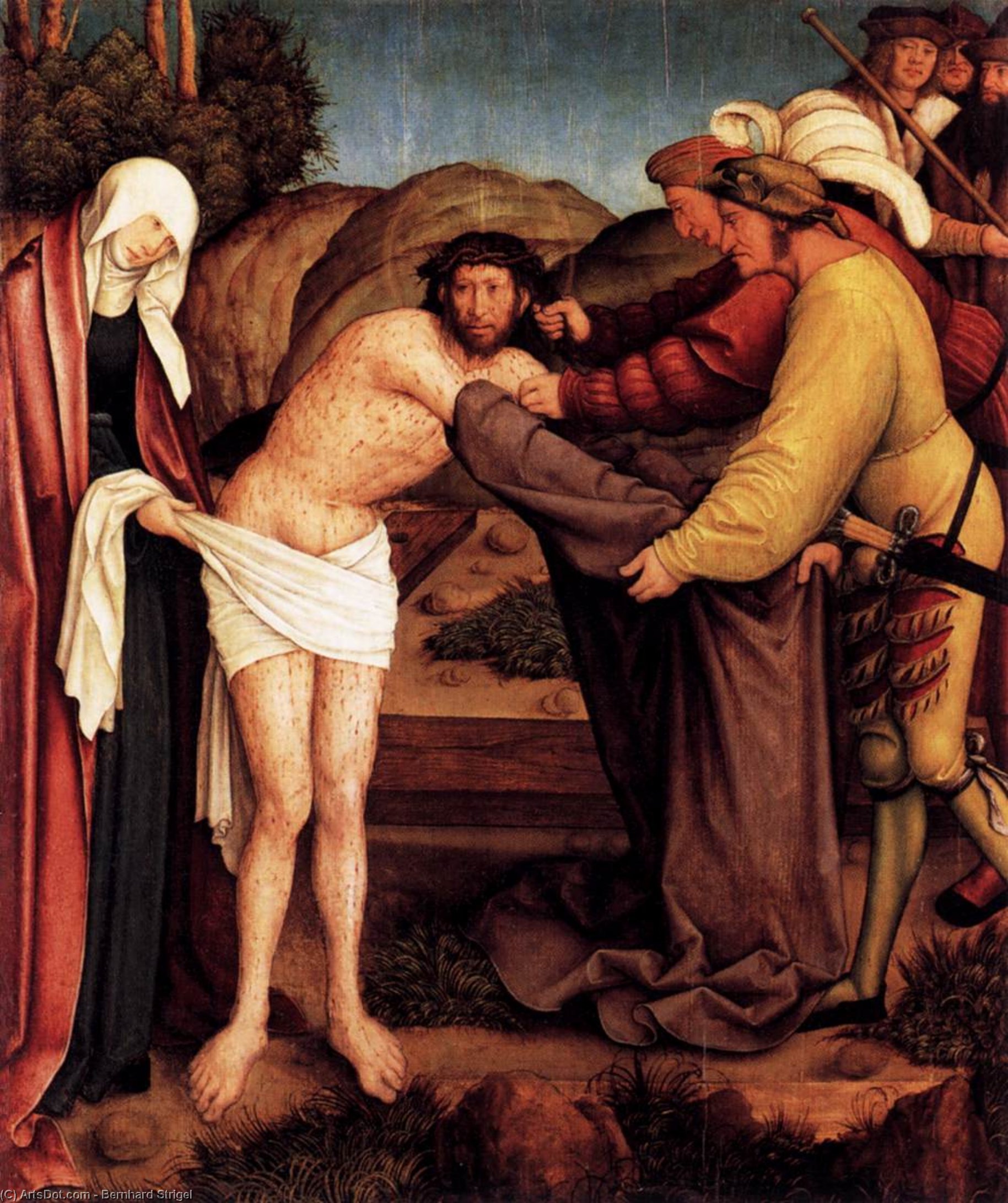 Disrobing Of Christ — Bernhard Strigel
