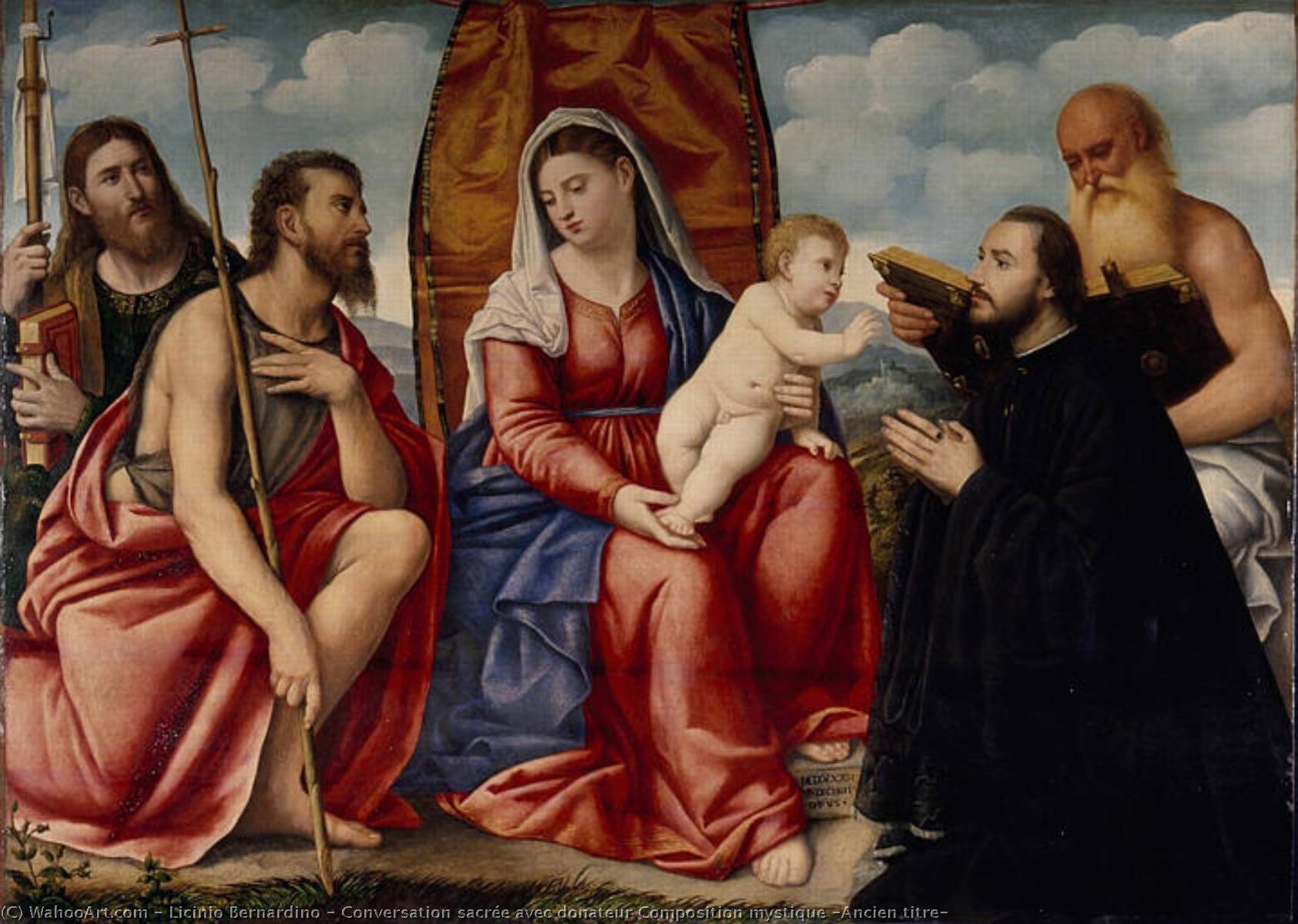 Conversation Sacrée Avec Donateur Composition Mystique (ancien Titre) — Bernardino Licinio
