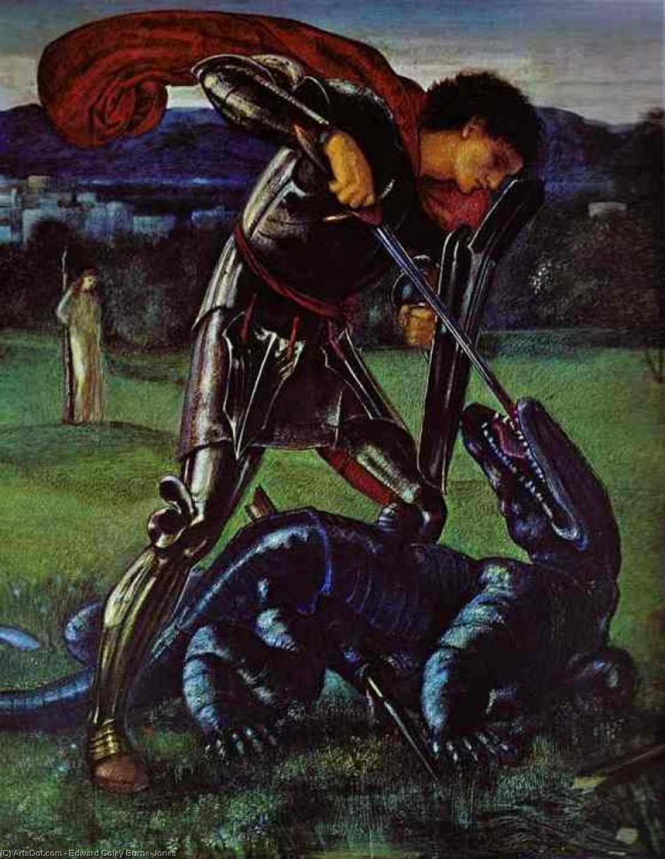St. George And The Dragon — Edward Coley Burne-jones