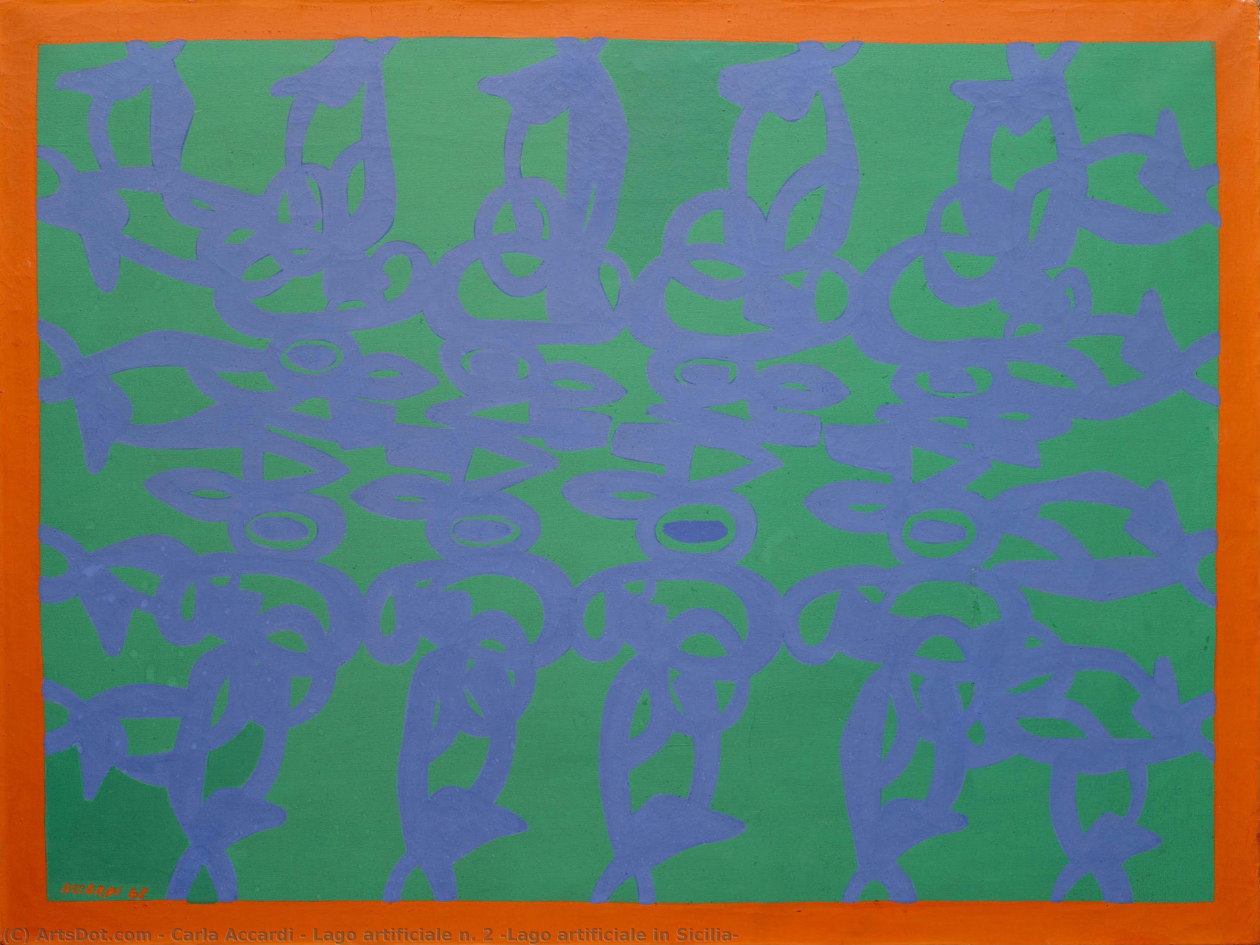 Lago Artificiale N. 2 (lago Artificiale In Sicilia) — Carla Accardi